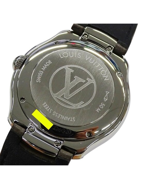Louis Vuitton Watch Fifty Five Automatic Winding at Stainless Steel Leather main image 15